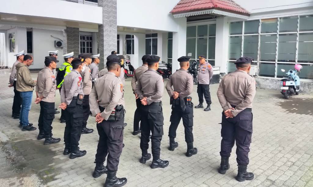 Polres Banggai Layani Dua Aksi Unjuk Rasa di Luwuk, Situasi Aman dan Kondusif