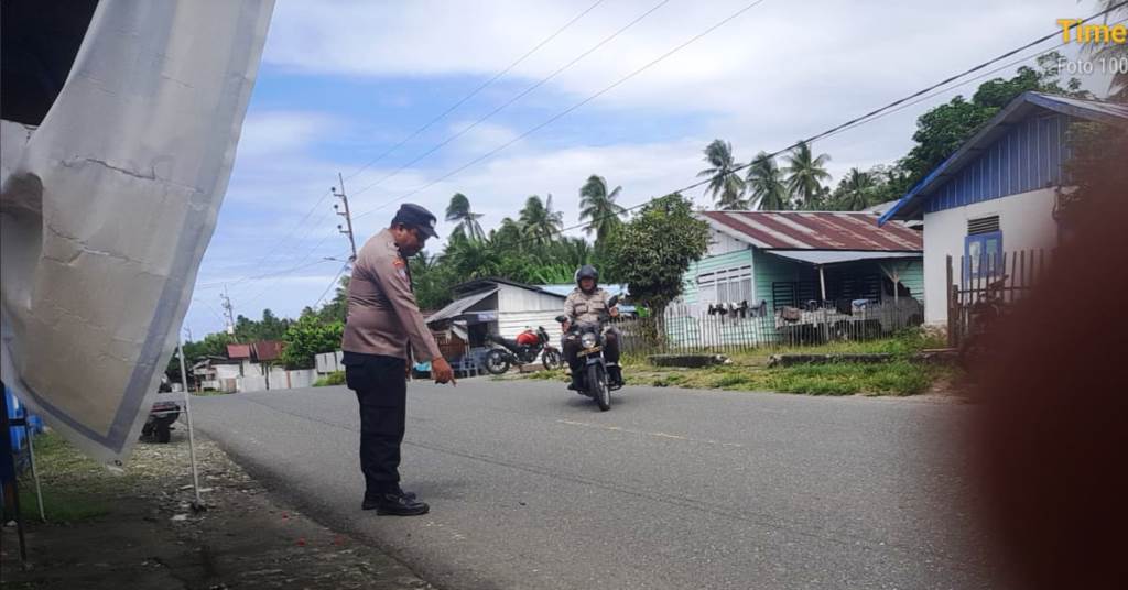 Dua Emak-emak Menjadi Korban Tabrak Lari, Polsek Kintom Gercep ke TKP
