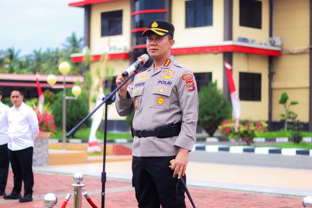 Pimpin Apel Perdana, Kapolresta Banggai Tekankan Inovasi dan Profesionalisme