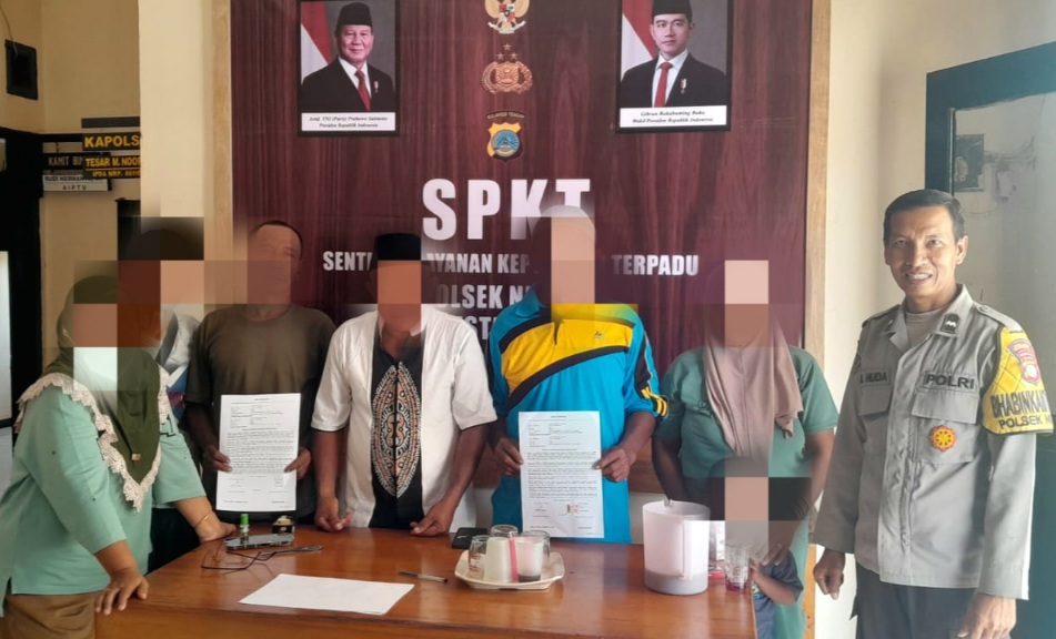 Polsek Nuhon Damaikan Dua Petani Terkait Pengancaman dengan Parang