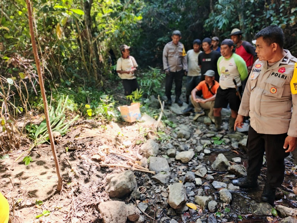 Penemuan Kerangka Manusia di Molino, Luwuk Timur, Polisi Lakukan Penyelidikan