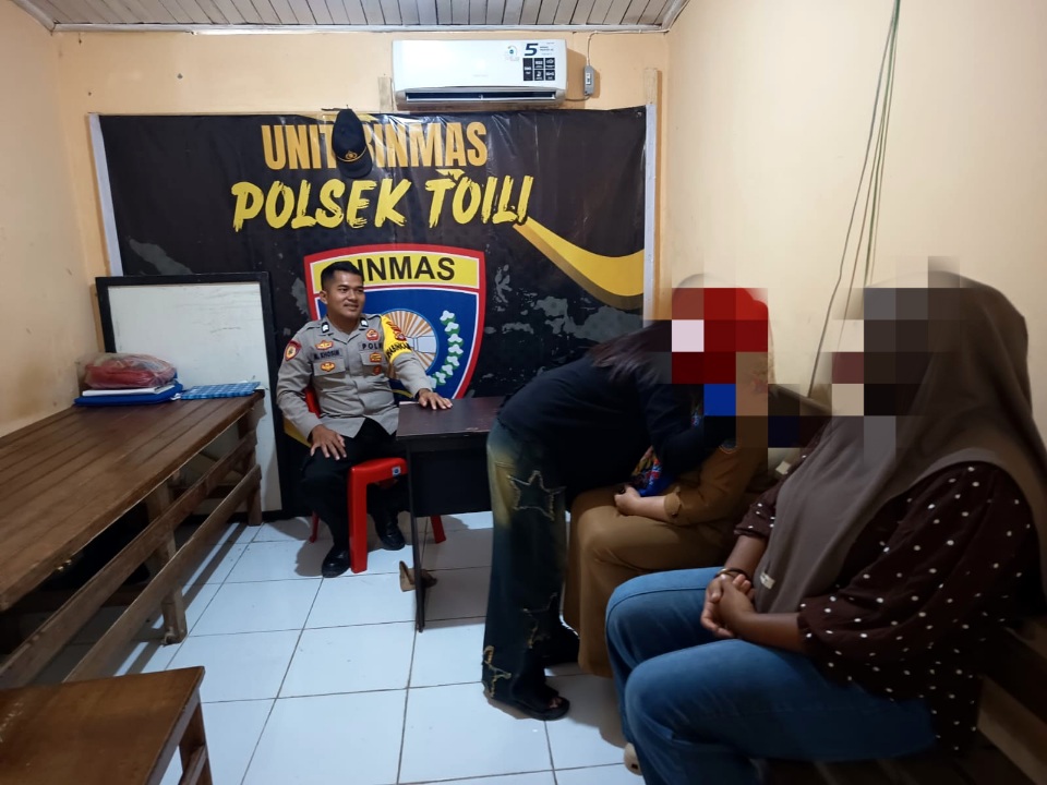 Polsek Toili Damaikan Dua Perempuan Berseteru Gegara Status di Facebook