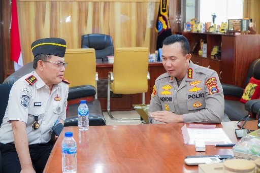 Perkuat Sinergi Pengamanan, Kapolresta Banggai Terima Kunjungan Kalapas Luwuk