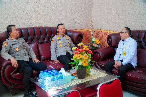 Perkuat Sinergi Lintas Sektor, Kapolresta Banggai Kunjungi Kantor ATR/BPN