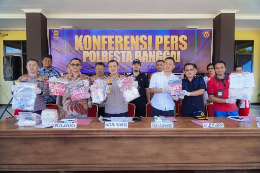 Berhasil Ungkap 75 Kasus Narkoba, Polresta Banggai Amankan 92 Tersangka dan Sita 1,5 Kg Sabu